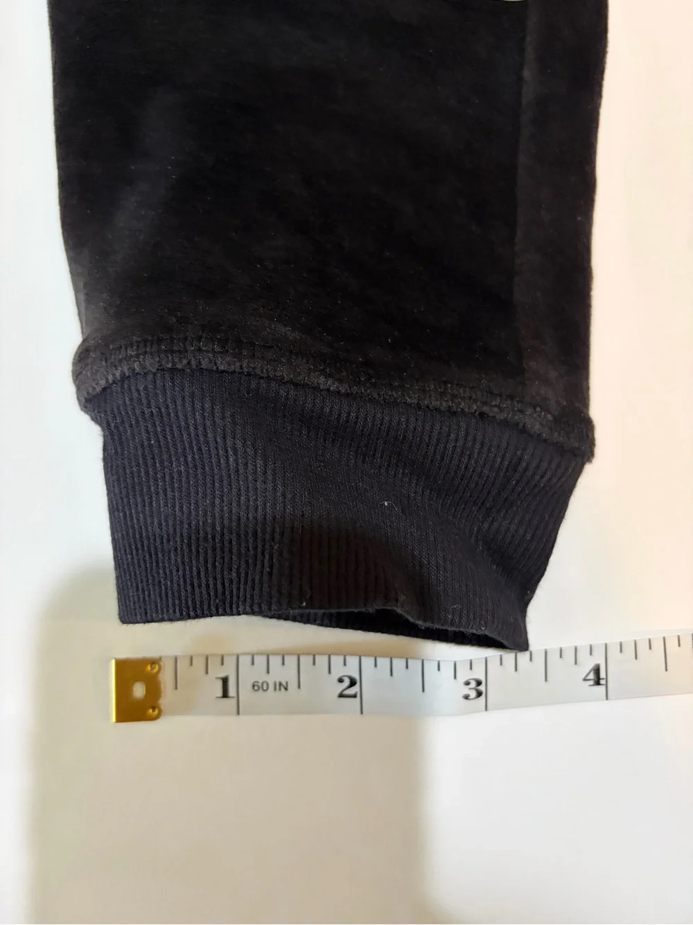XOXO Girls Size 10 Black Velour Jogger Pants Zip Pockets Drawstring Y2K